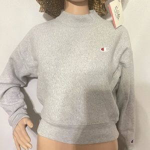 Champion Gray Crop Sweatshirt size small